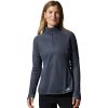 Clothing * | Mountain Hardwear Airmesh 1/4-Zip Top Women'S On Sale Blue Slate