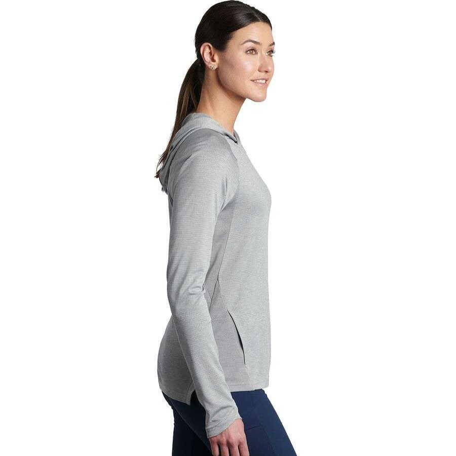 Clothing * | Kuhl Engineered Hooded Top Women'S Best Price Cool Grey