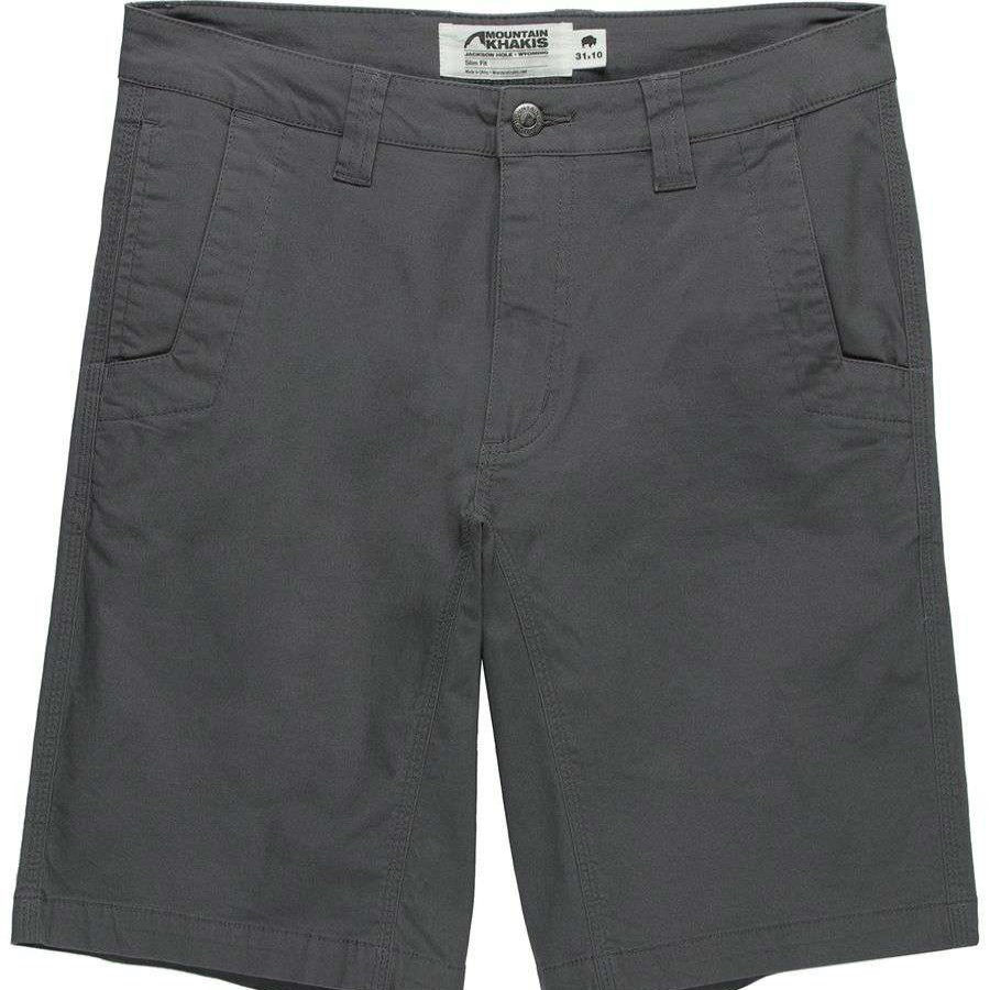 Clothing * | Mountain Khakis All Mountain Slim Fit Short Men'S Online Gunmetal