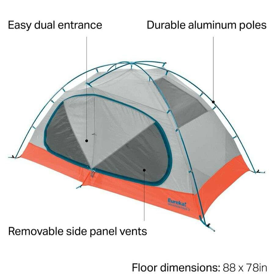 Tents * | Eureka Mountain Pass Tent: 3-Person 4-Season Online Store One Color