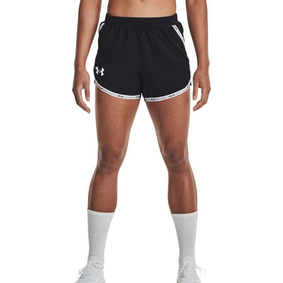 Clothing * | Under Armour Fly By 2.0 Brand Short Women'S Sale Online Black/Black/White