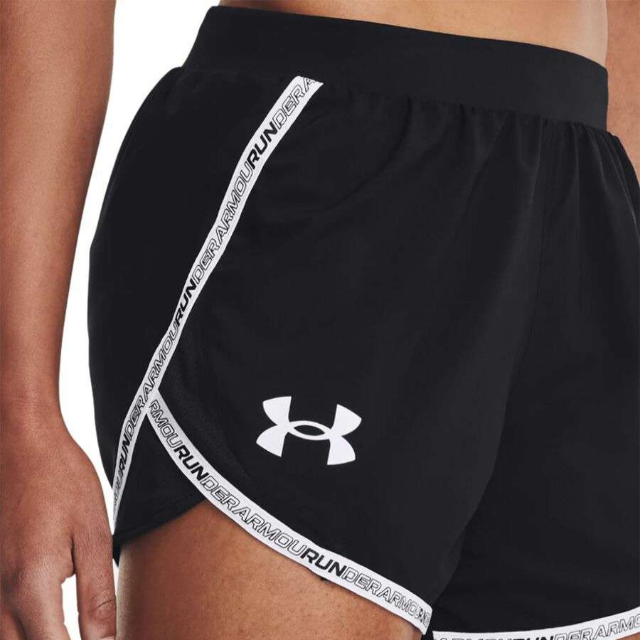 Clothing * | Under Armour Fly By 2.0 Brand Short Women'S Sale Online Black/Black/White