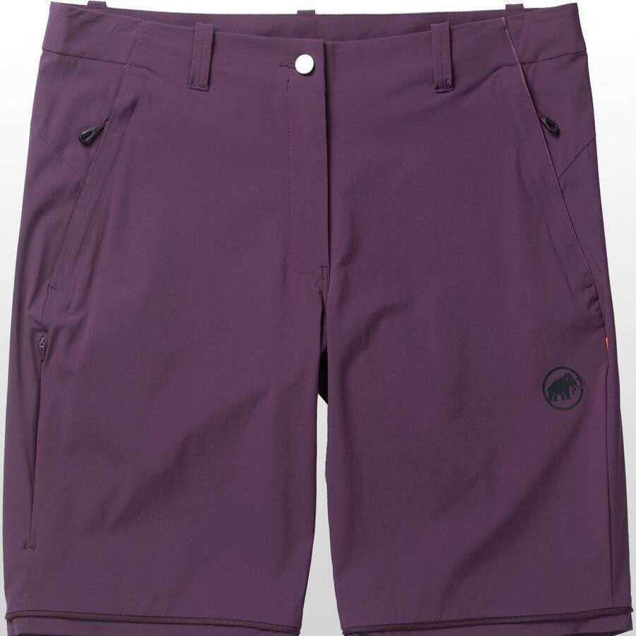 Clothing * | Mammut Runbold Zip-Off Pant Women'S The Best Choice Blackberry